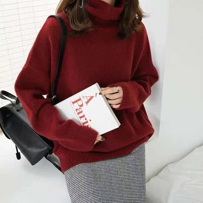 Alix | Turtleneck Pullover in Ontspannen Breiwerk