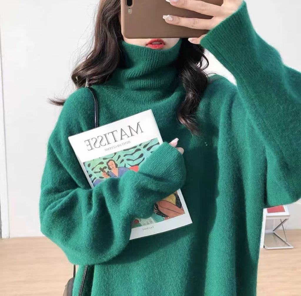 Alix | Turtleneck Pullover in Ontspannen Breiwerk