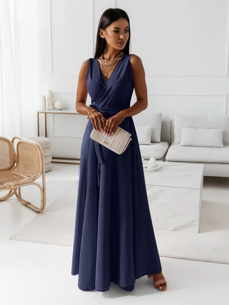 Zara | Avond Maxi-jurk met V-Hals