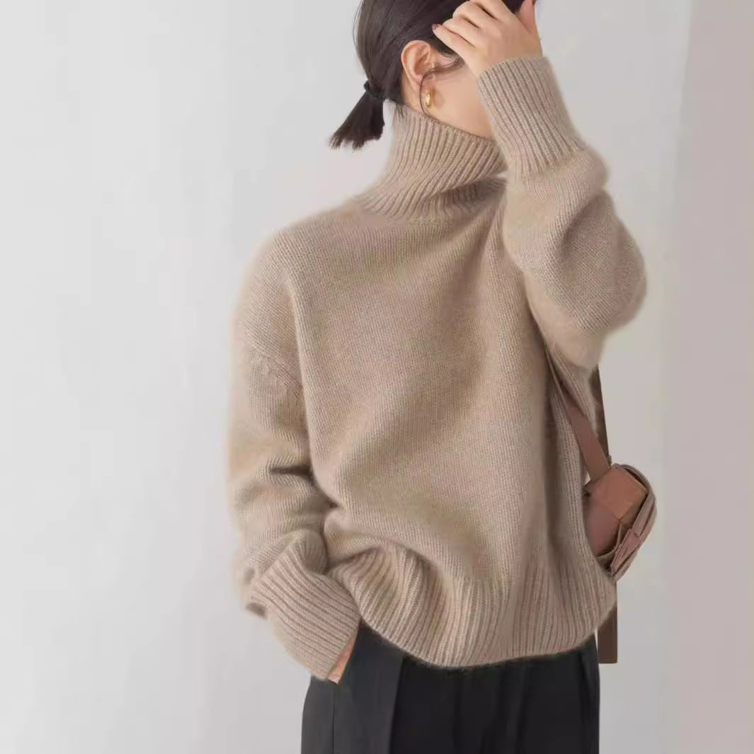 Alix | Turtleneck Pullover in Ontspannen Breiwerk