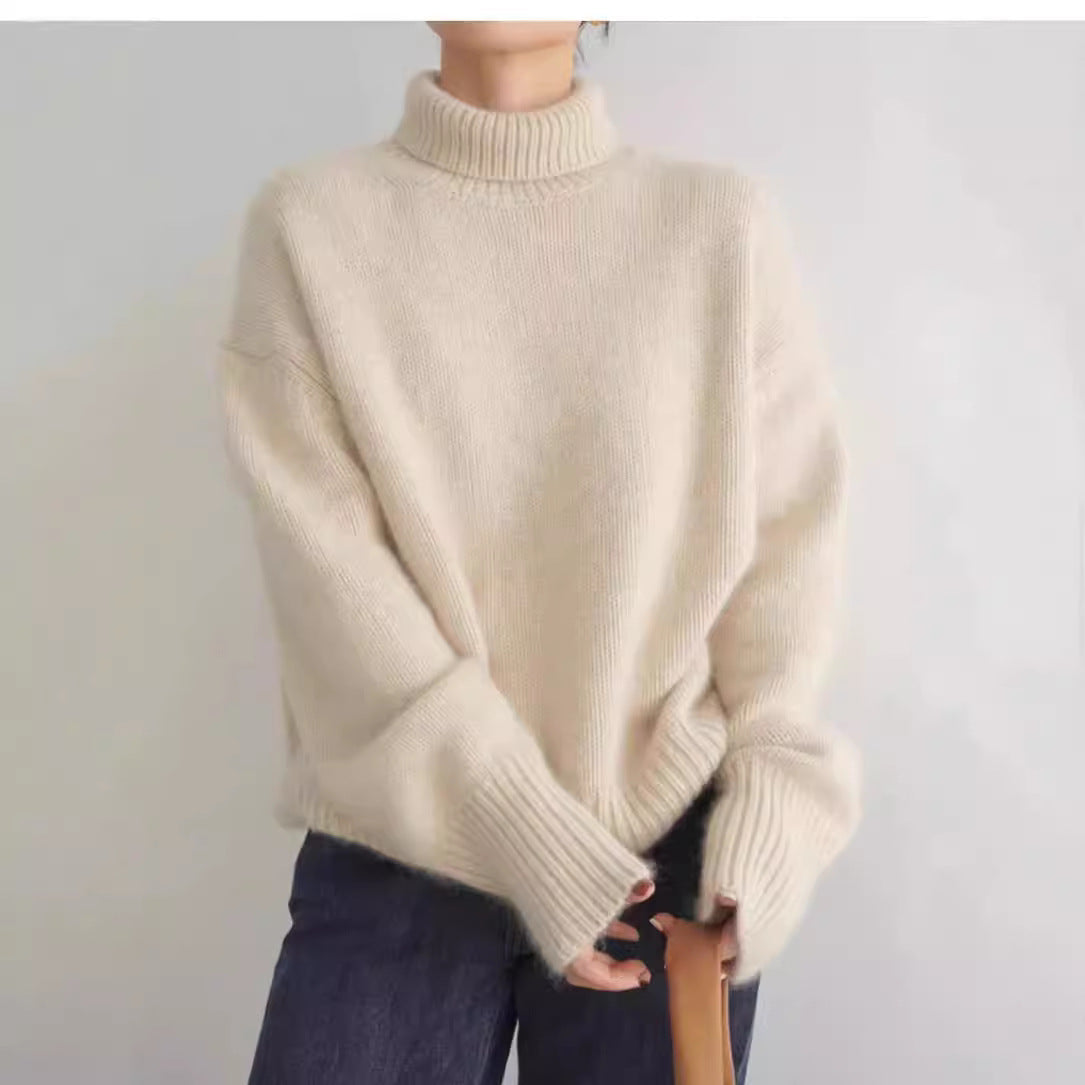 Alix | Turtleneck Pullover in Ontspannen Breiwerk
