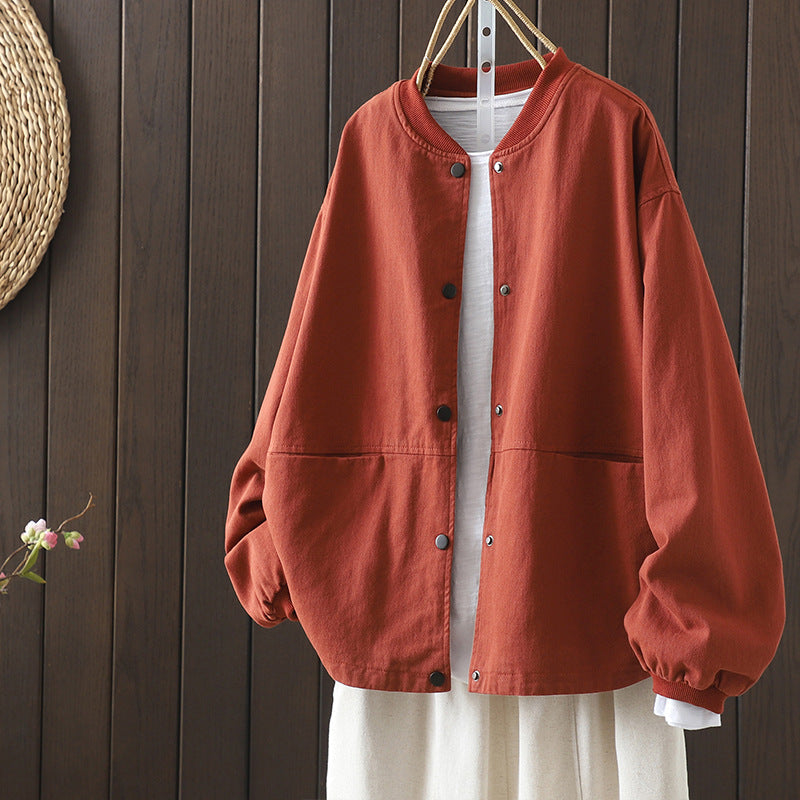 Fabienne | Oversized Boxy Jacket met Patches