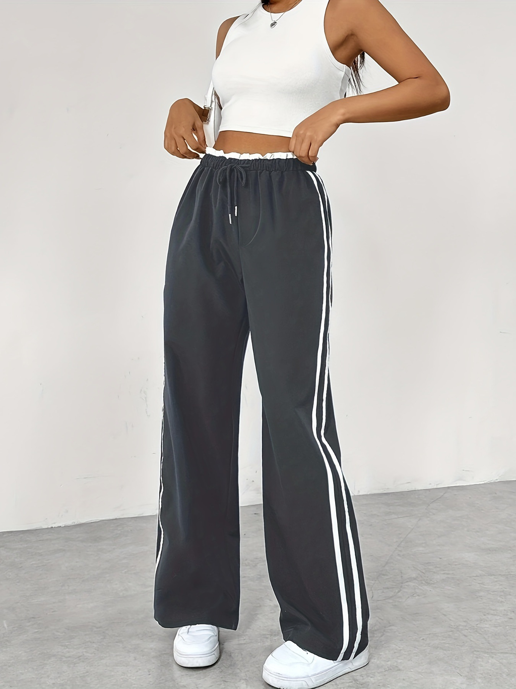 Nova | Sportieve Wijde Joggingbroek