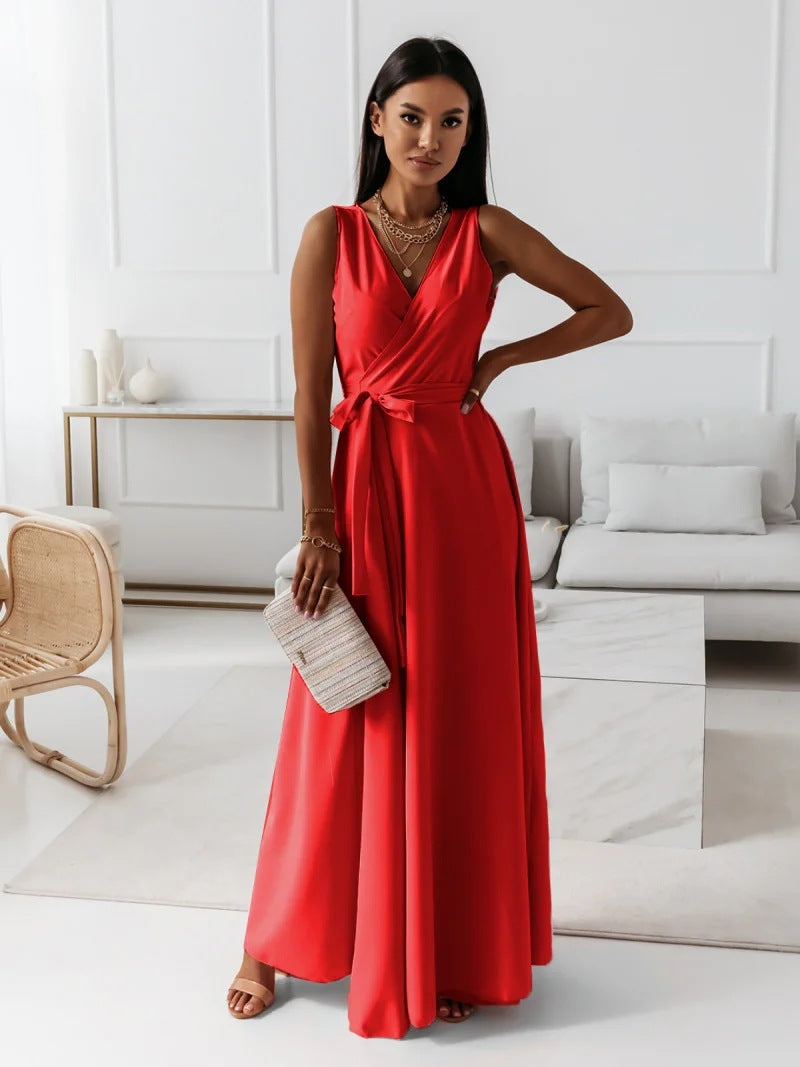 Zara | Avond Maxi-jurk met V-Hals
