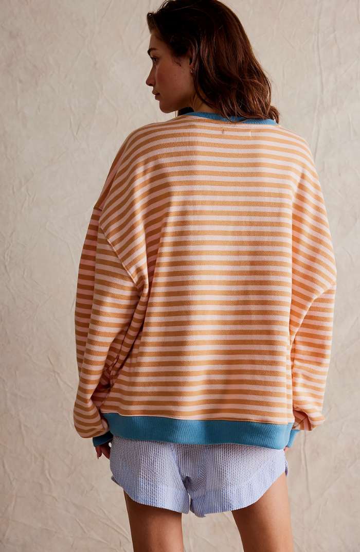 Blix | Oversized Gestreept Sweatshirt