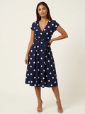 Camille | Polkadot wikkeljurk