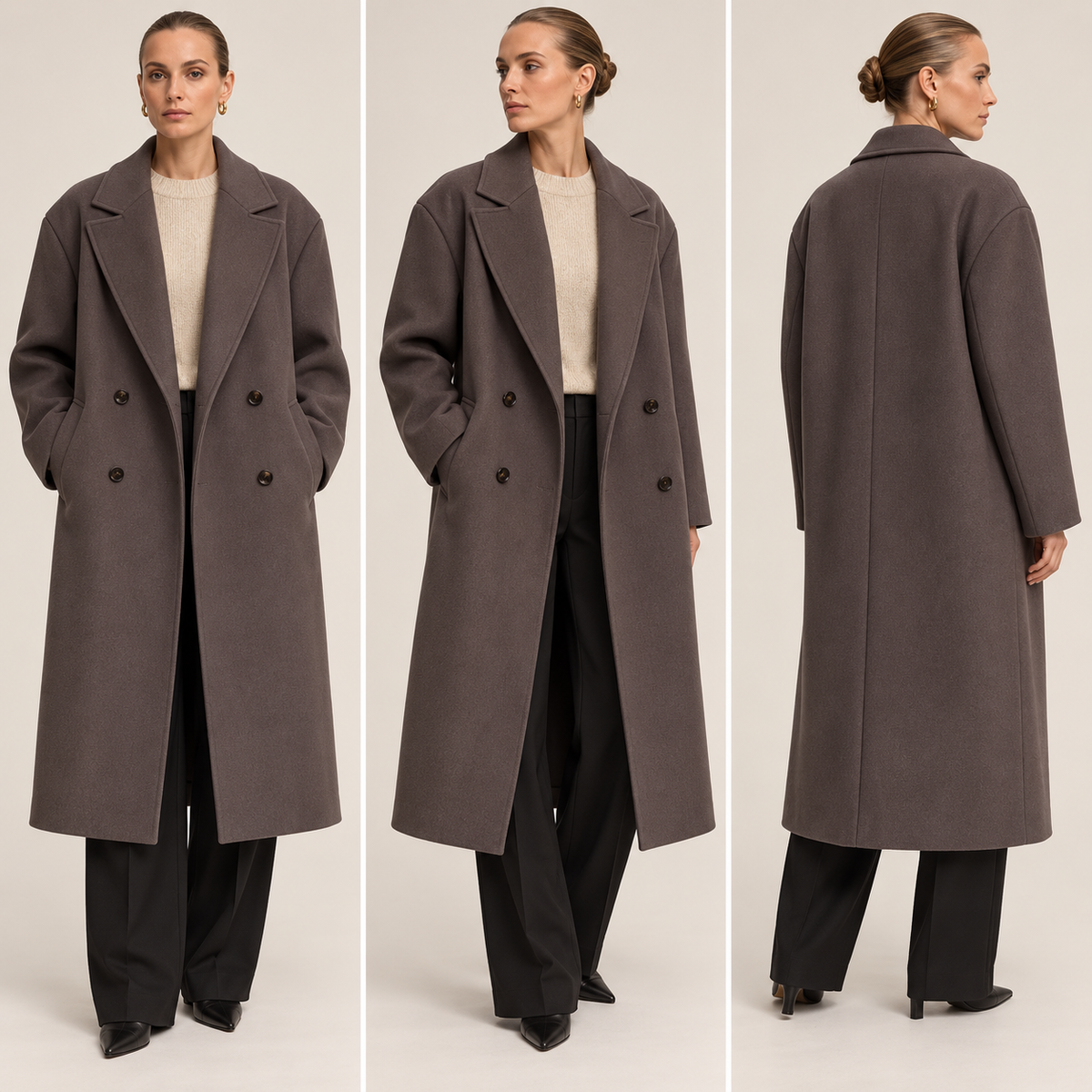 Noëlle | Oversized Mantel Jas