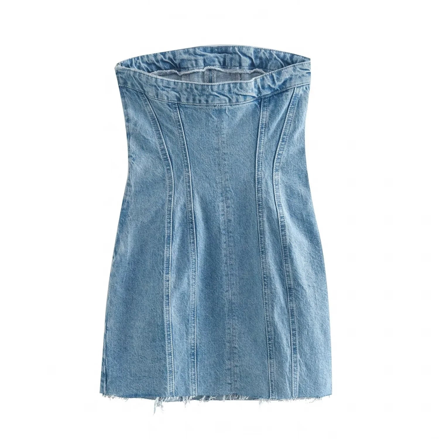 Denim | Off-Shoulder Jurk