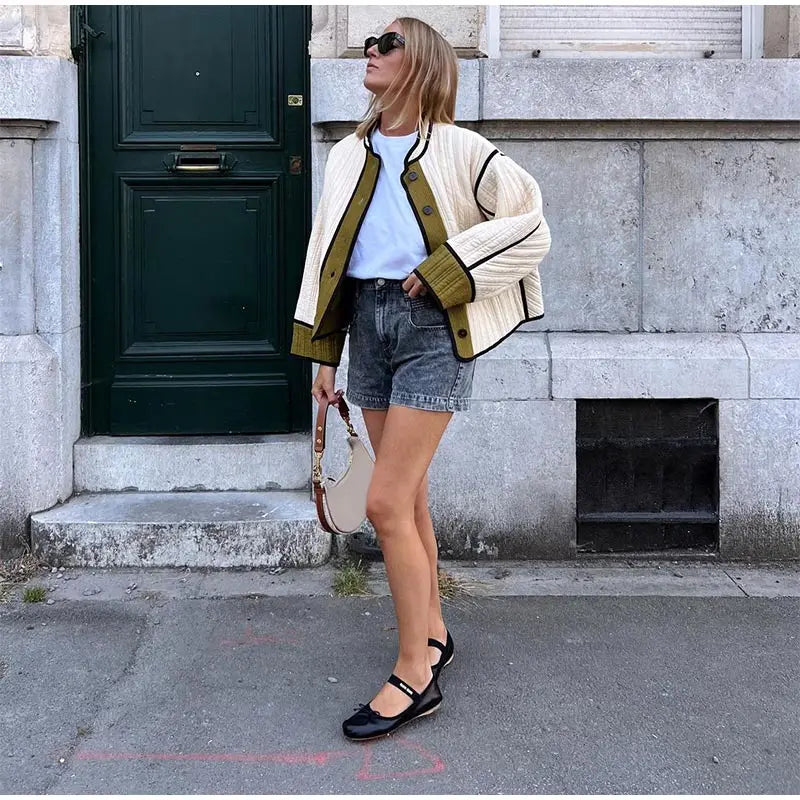 Stella | Patchwork Gewatteerde Jas