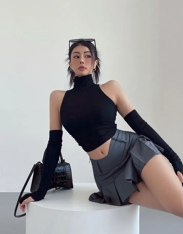 Leni | Coltrui top met losse mouwen