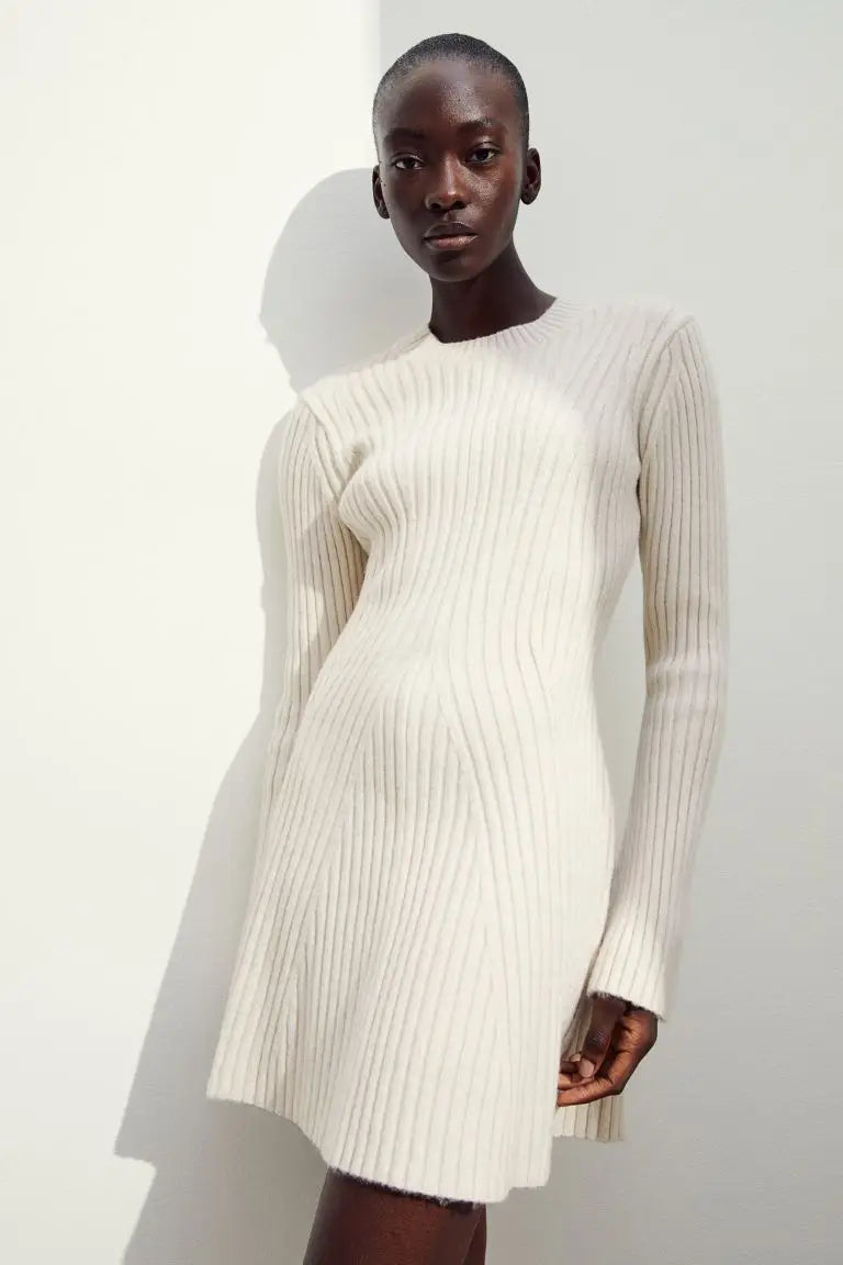 Elena | Gebreide mini jurk