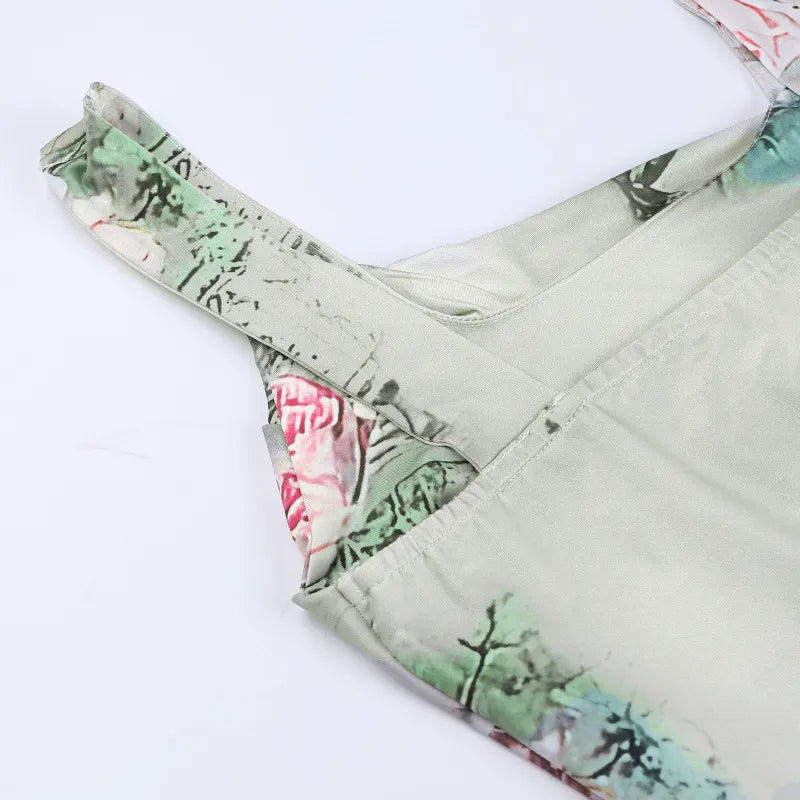 Jiske | Tweedelige set met bloemenprint