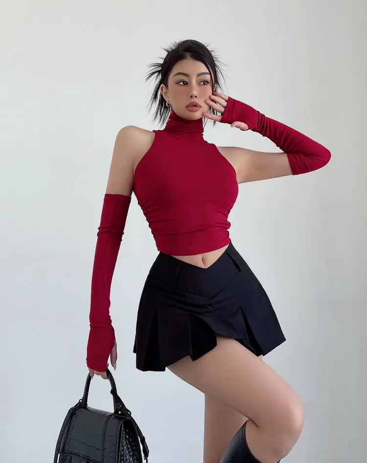 Leni | Coltrui top met losse mouwen