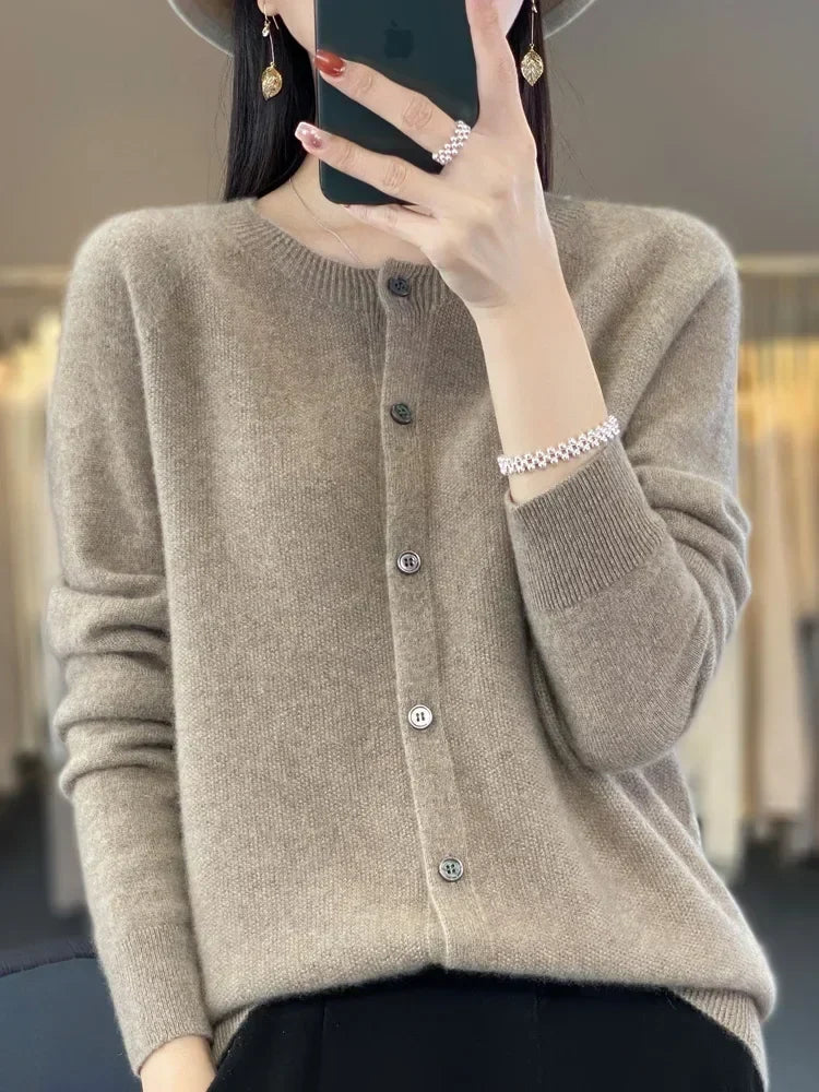 Marielle | Zachte Knopen Cardigan