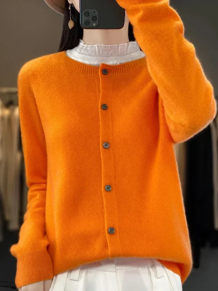 Marielle | Zachte Knopen Cardigan