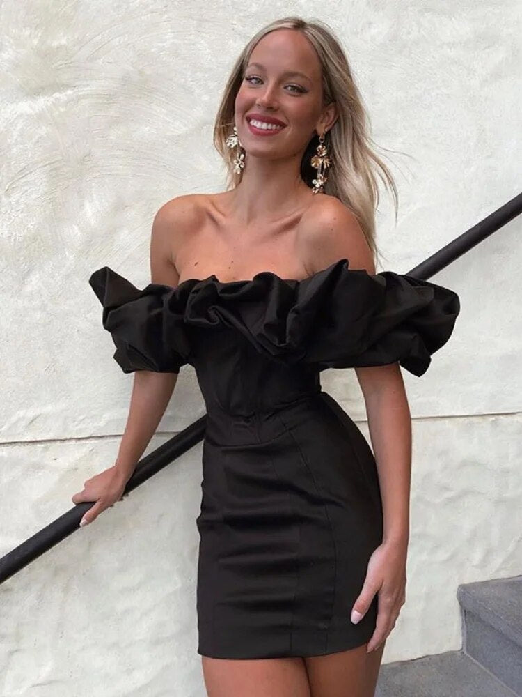 Sasha | Elegante Halslijn Jurk