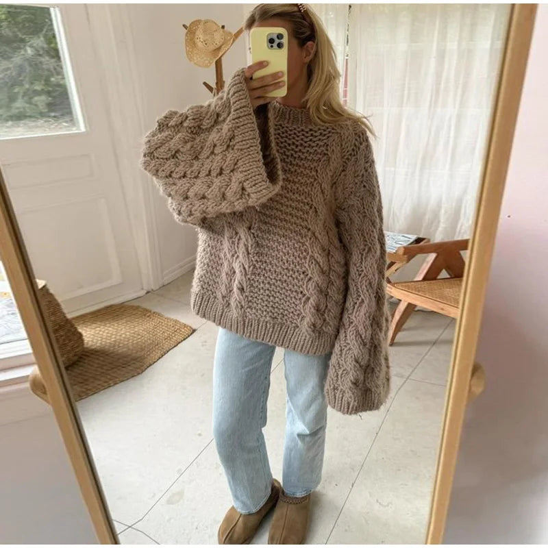 Marit | Oversized gebreide trui