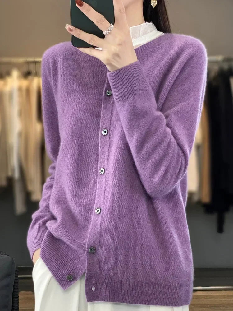 Marielle | Zachte Knopen Cardigan