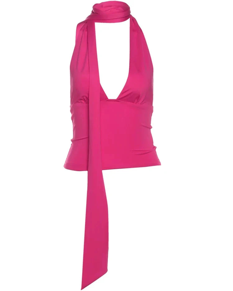 Mina | Elegante Tanktop met Sjaalontwerp