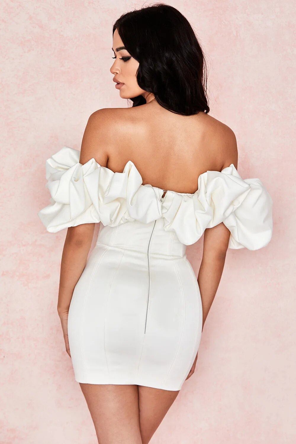 Sasha | Elegante Halslijn Jurk
