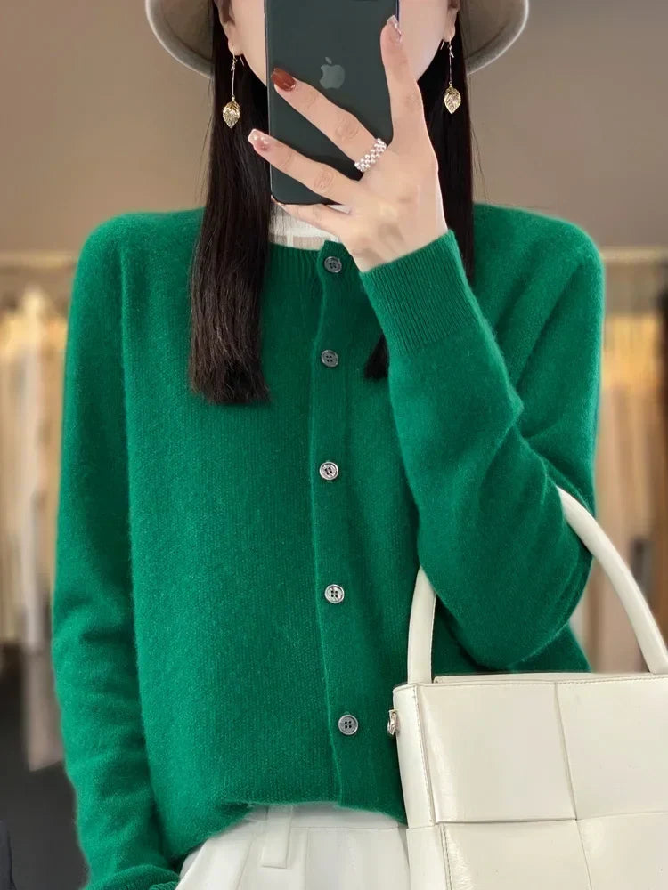 Marielle | Zachte Knopen Cardigan