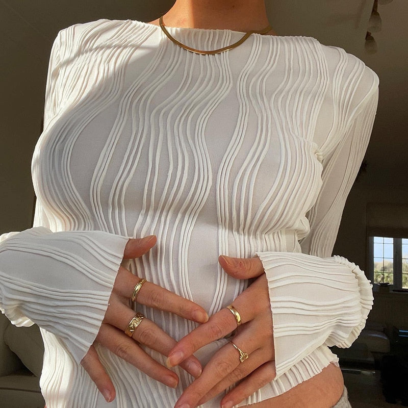 Eden | Ruched skinny top