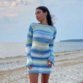 Betty | Gebreide backless jurk