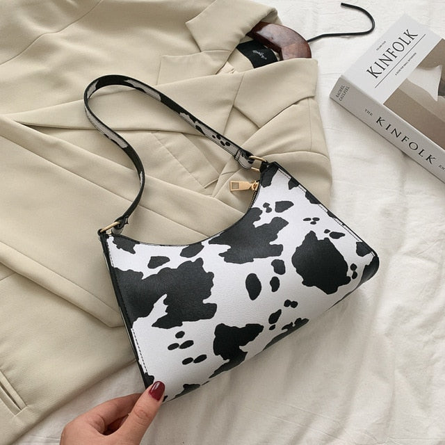 Sofie | Retro schoudertasje met crocoprint