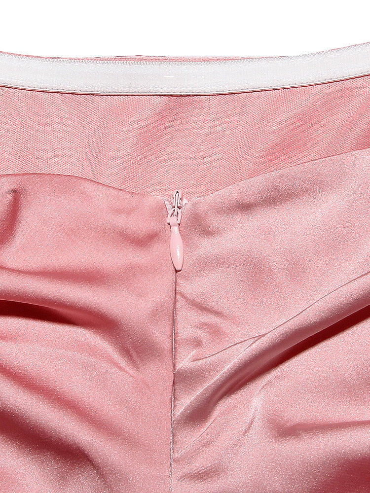 Janelle | Satijnen mini jurk