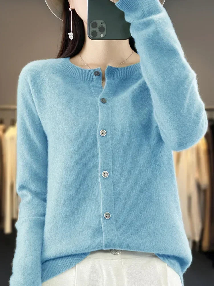 Marielle | Zachte Knopen Cardigan