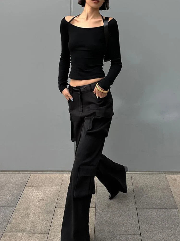 Nova | Off-Shoulder Top met Lange Mouwen