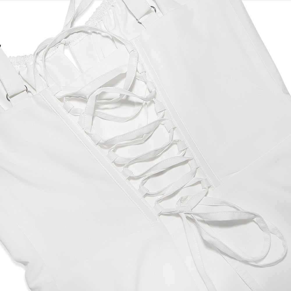 Soof | Mini jurk met strikdetail en corset vorm