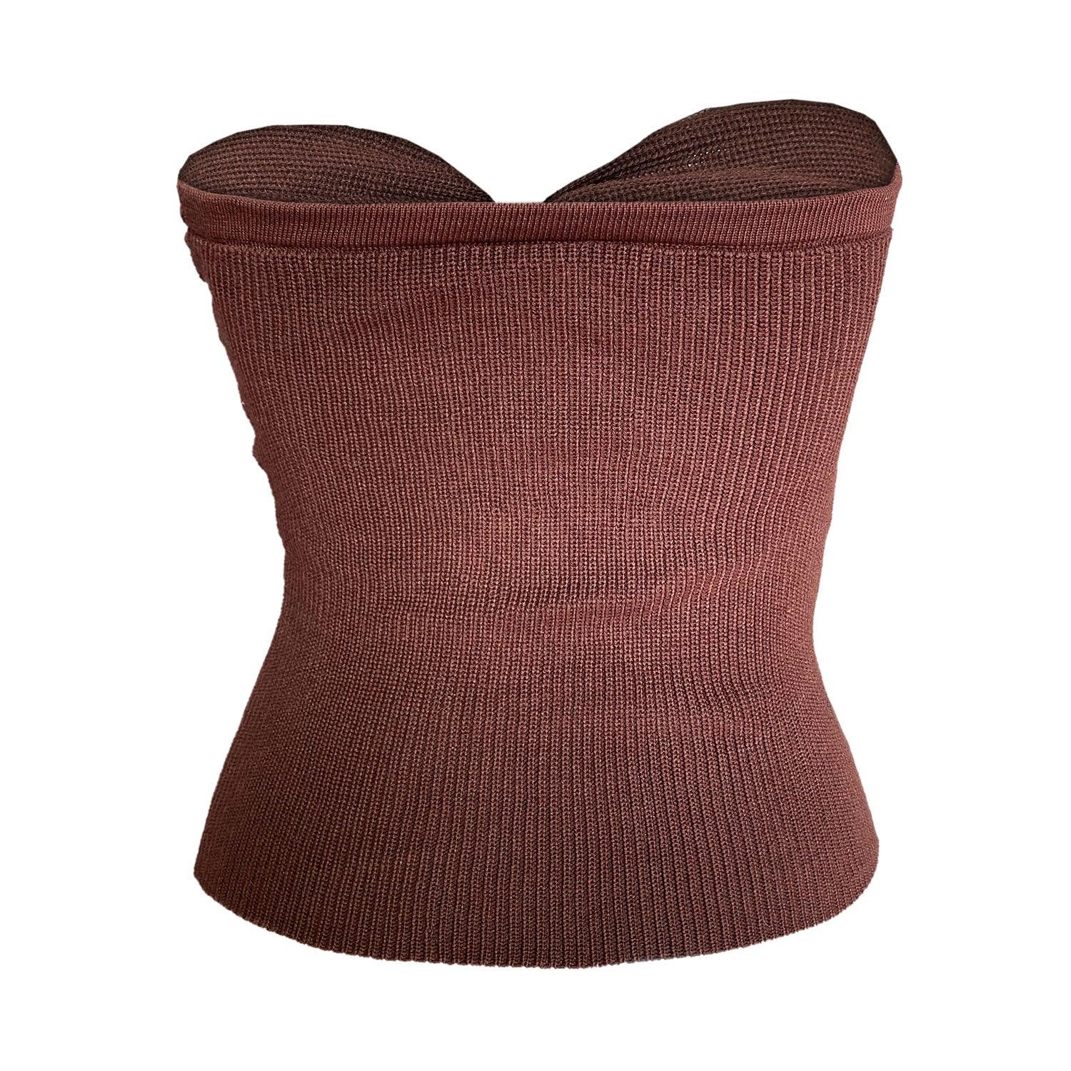 Vallice | Off-Shoulder Strapless Top