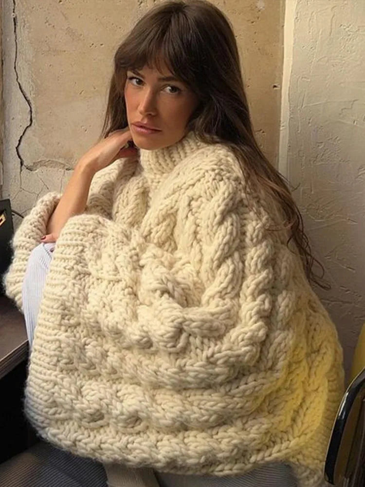 Marit | Oversized gebreide trui