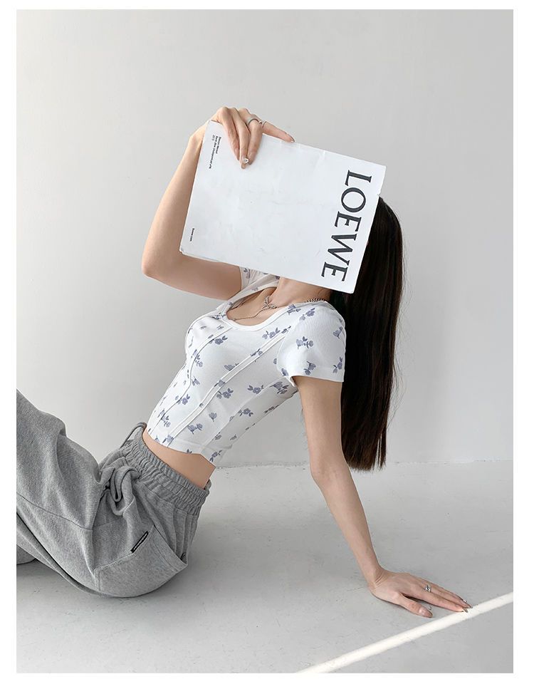 Shea | Bloemen Crop Top