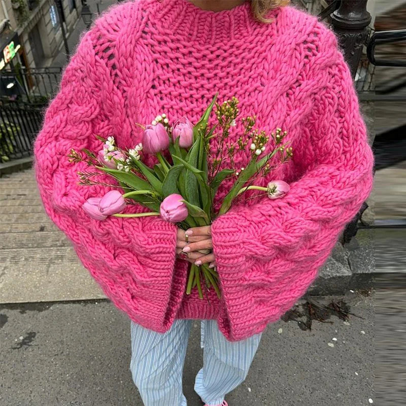 Marit | Oversized gebreide trui