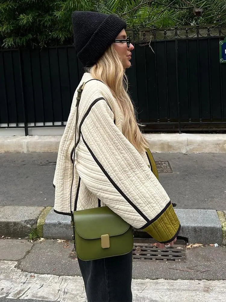 Stella | Patchwork Gewatteerde Jas