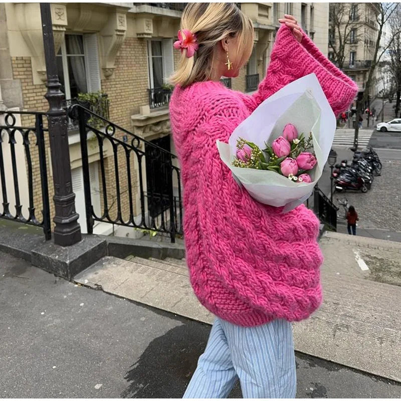 Marit | Oversized gebreide trui