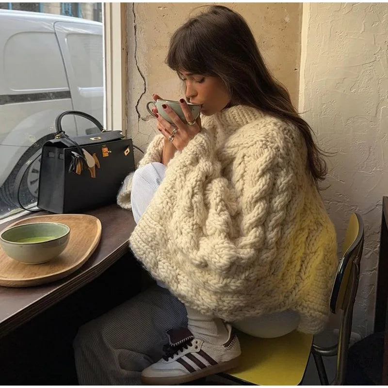 Marit | Oversized gebreide trui
