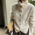 Franchesca | Wollen Coltrui Cardigan