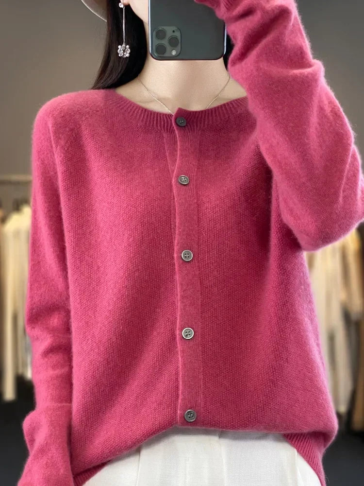 Marielle | Zachte Knopen Cardigan