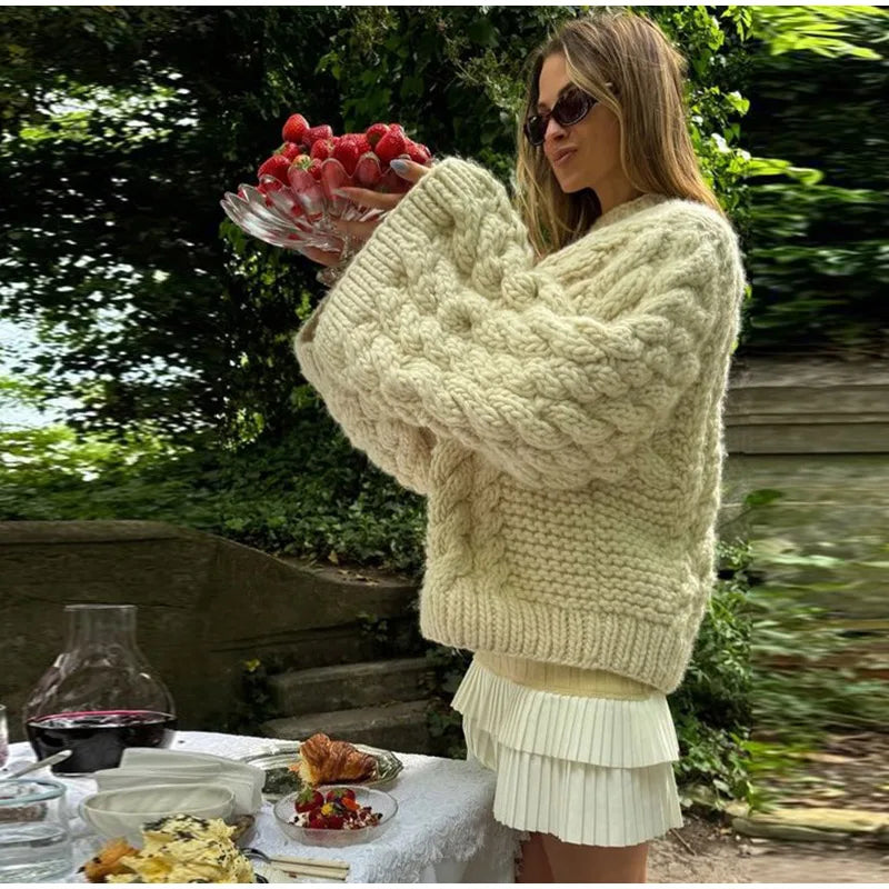 Marit | Oversized gebreide trui