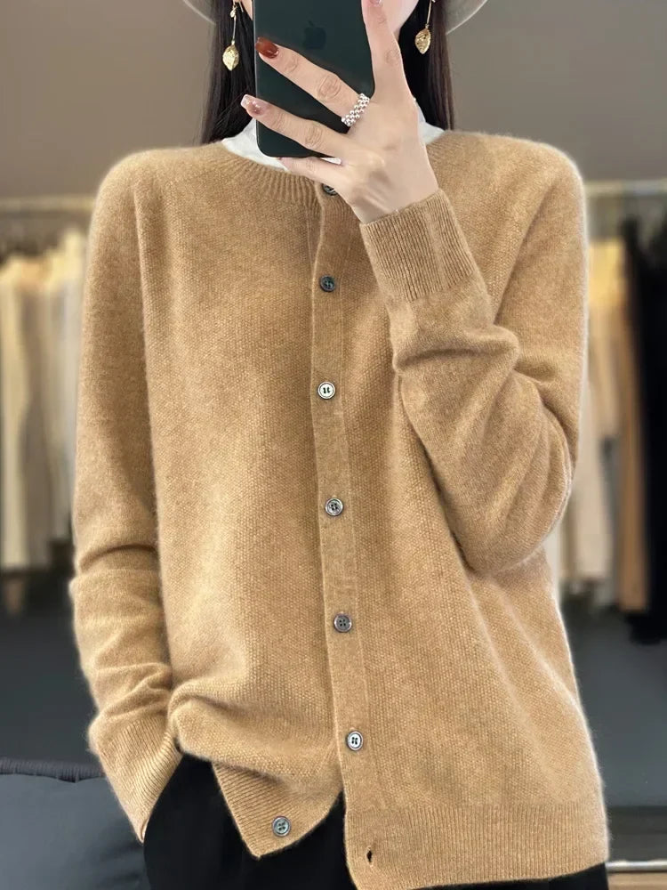Marielle | Zachte Knopen Cardigan