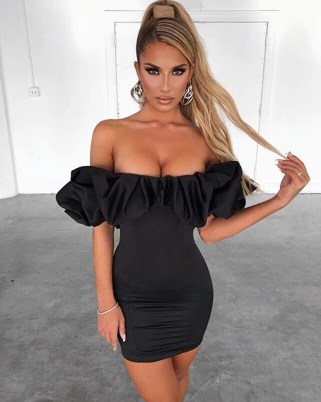 Sasha | Elegante Halslijn Jurk