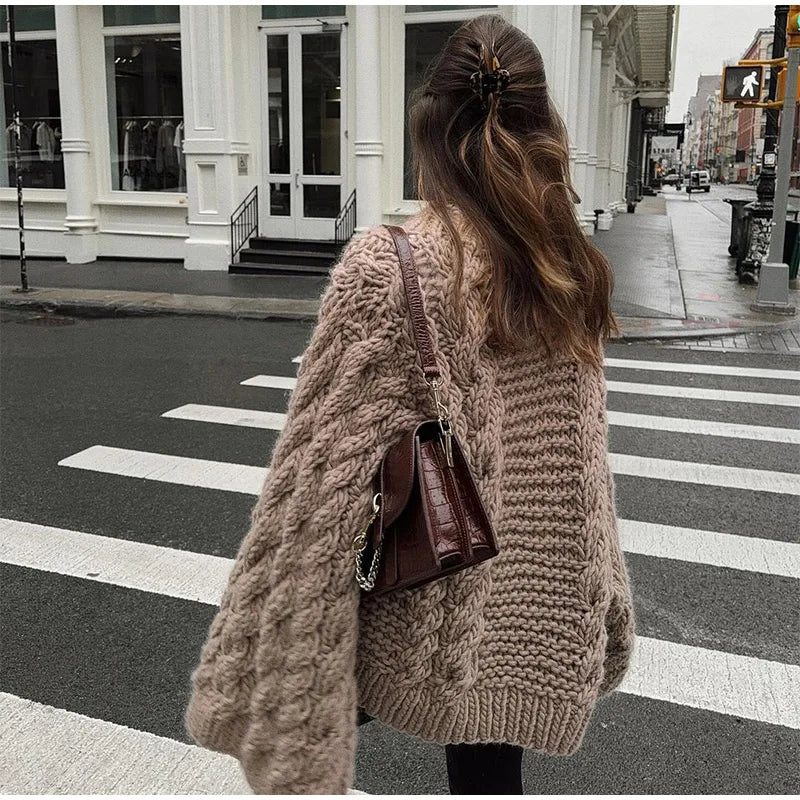 Marit | Oversized gebreide trui