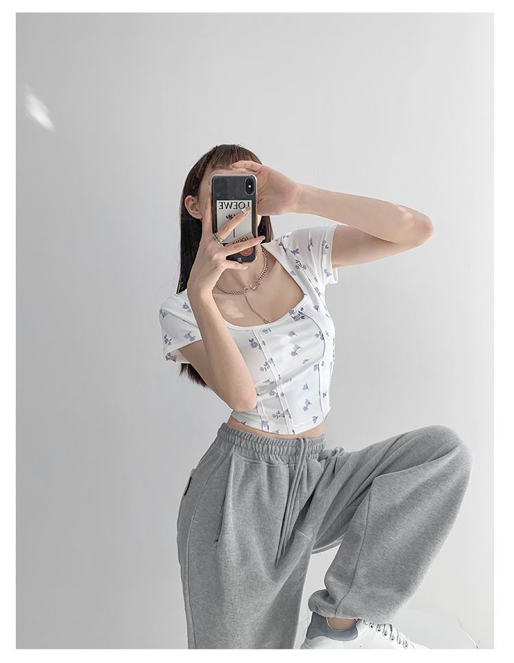 Shea | Bloemen Crop Top
