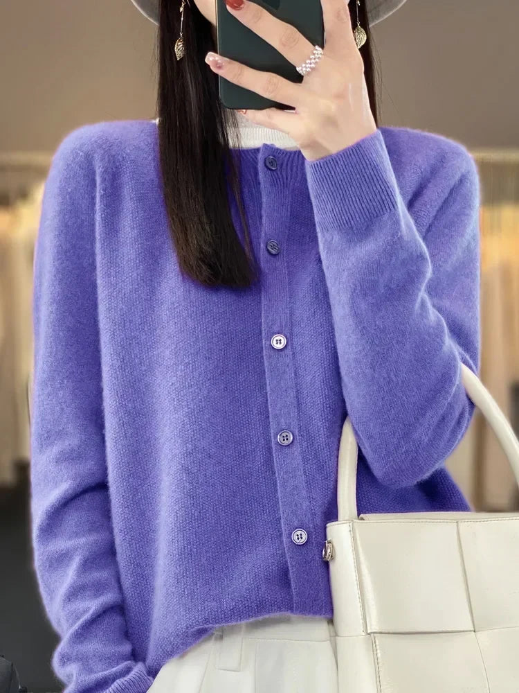 Marielle | Zachte Knopen Cardigan