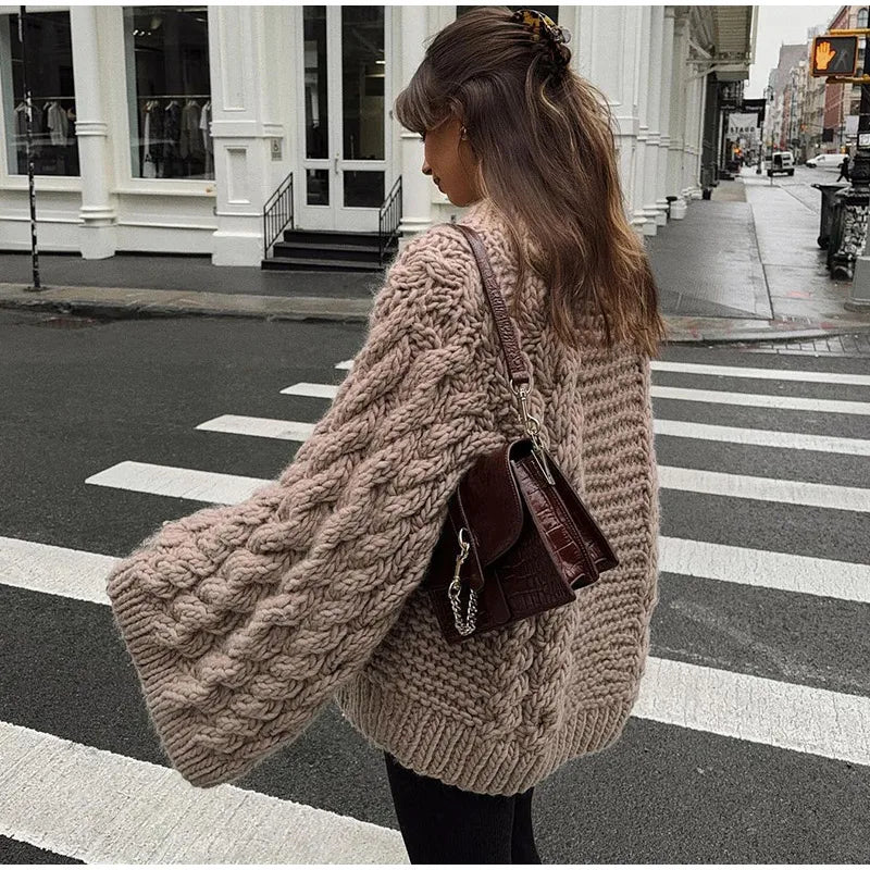 Marit | Oversized gebreide trui