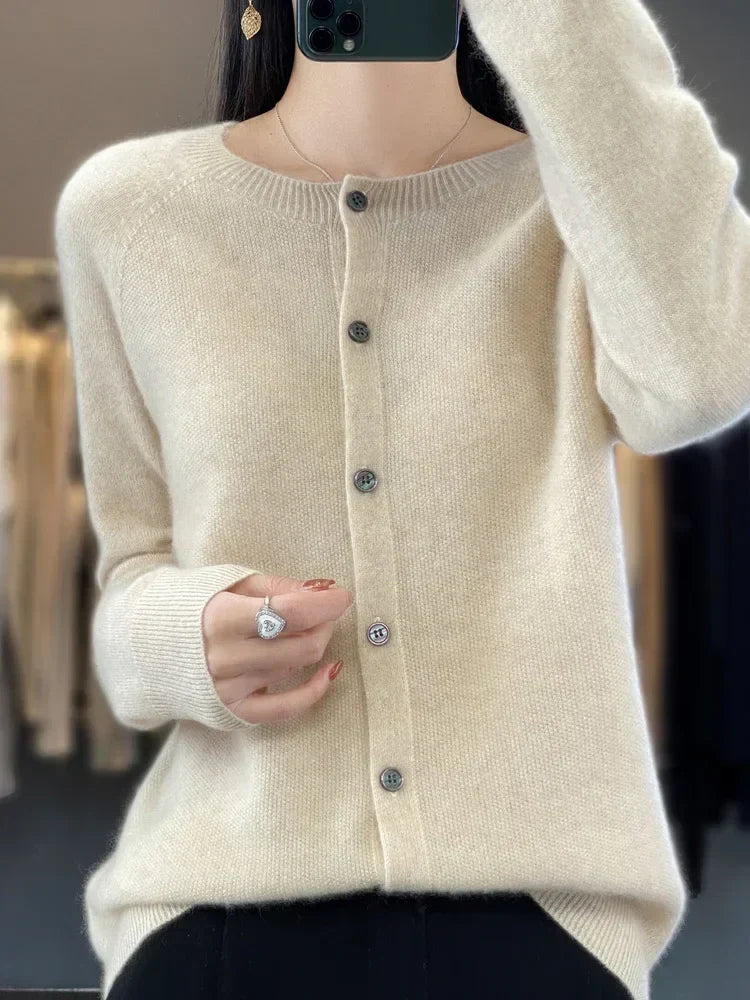 Marielle | Zachte Knopen Cardigan