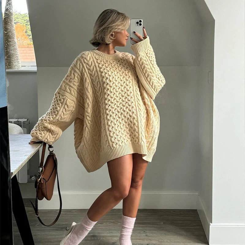 Marit | Oversized gebreide trui